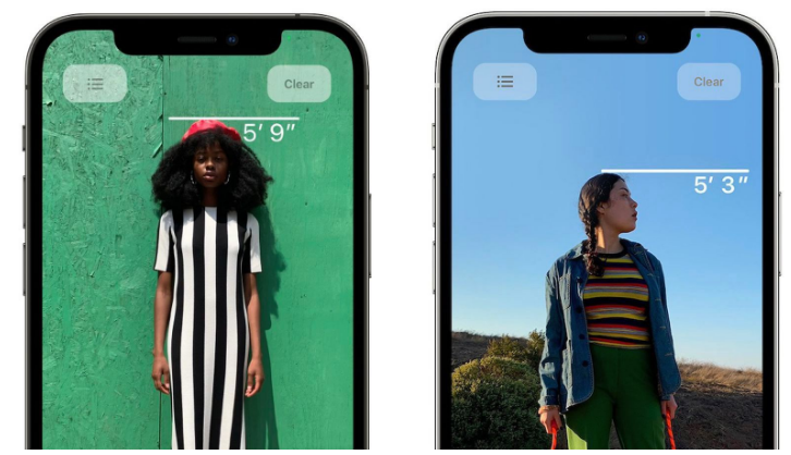 会昌苹果服务网点分享通过iPhone激光雷达测量身高方法教程 