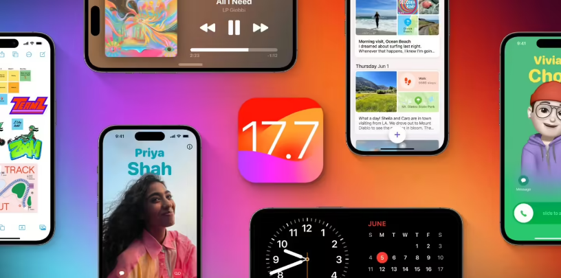 会昌苹果手机维修分享苹果 iOS / iPadOS 17.7.1 正式版推送 